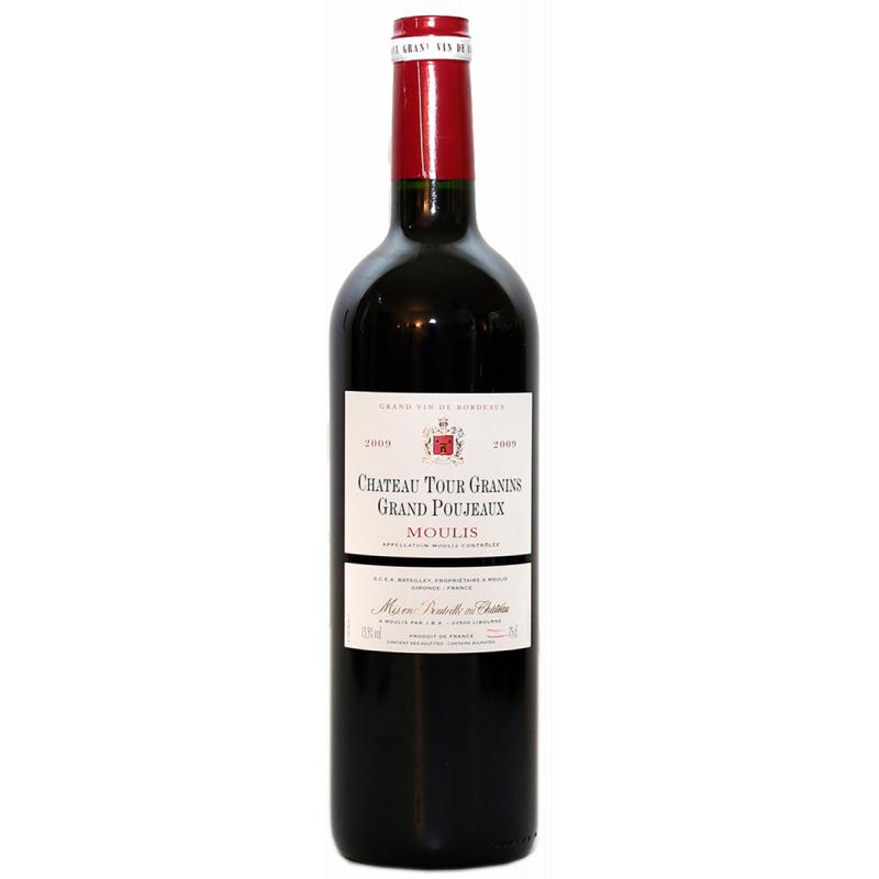 Chateau Tour Granins Grand Poujeaux Moulis en Médoc, 2016, Bordeaux, Frankrijk, Rode Wijn