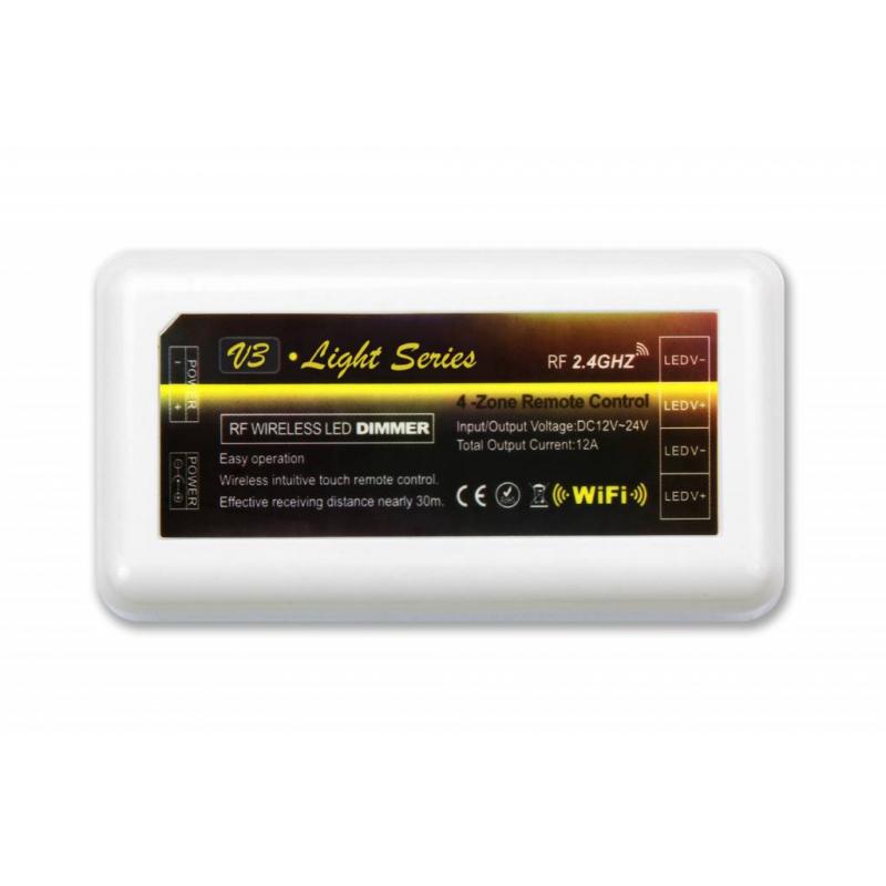 Mi·Light Witte Milight RF Dimmer Controller | 12-24 Volt 10 Ampère