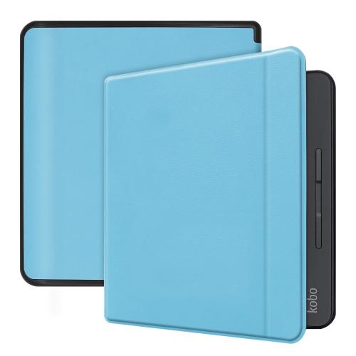 Lunso - sleepcover flip hoes - Kobo Forma (8 inch) - Lichtblauw