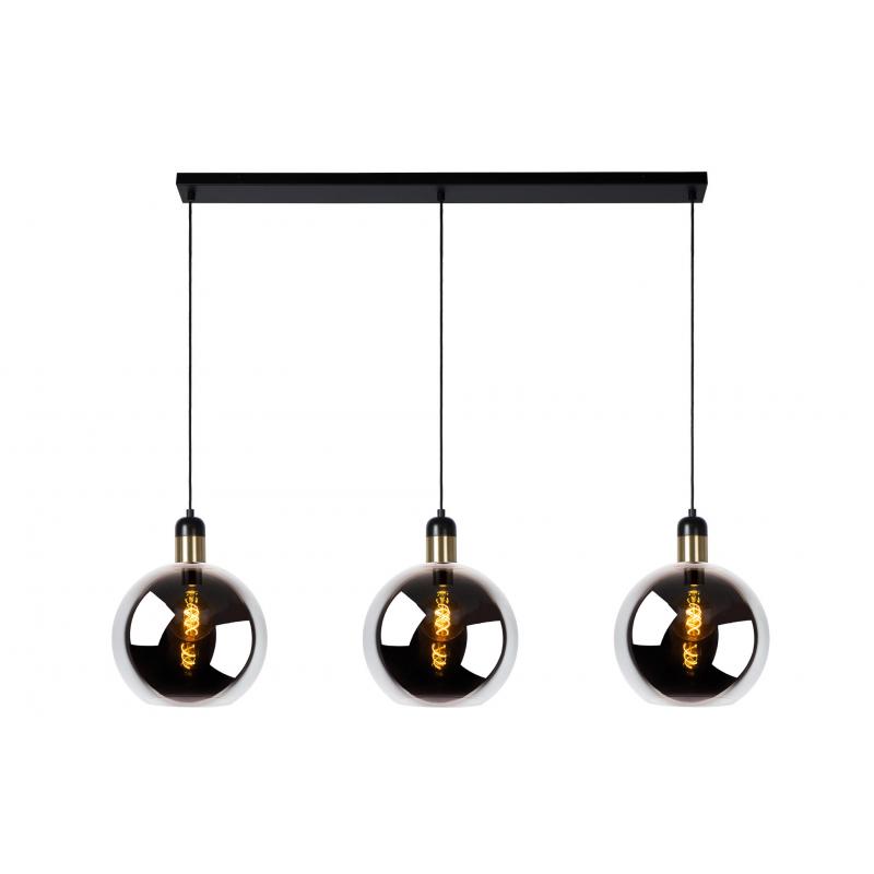 Lucide JULIUS - Hanglamp - 3xE27 - Fumé