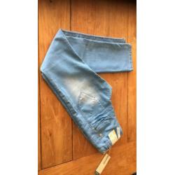 Name It light blue denim 164 14 jaar knoopsgatelastiek NIEUW