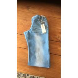 Name It light blue denim 164 14 jaar knoopsgatelastiek NIEUW