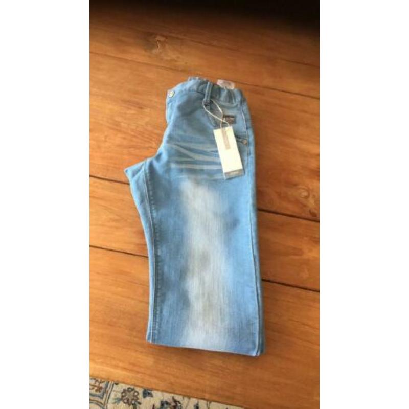 Name It light blue denim 164 14 jaar knoopsgatelastiek NIEUW