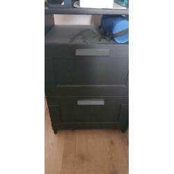 Nieuwe ladekast brimnes ikea zwart