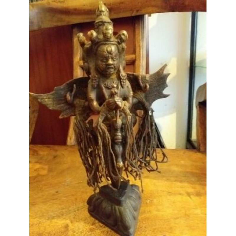 Oude bronzen phurba 34cm (Tibet) uit collect .