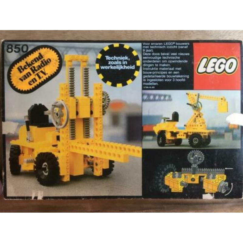 lego technic 850 heftruck uit 1977