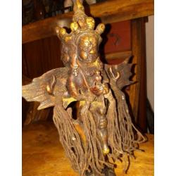 Oude bronzen phurba 34cm (Tibet) uit collect .