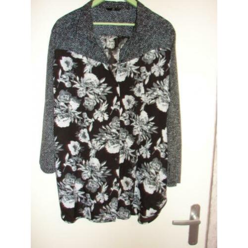 soepele blouse van H en M maat 48/50
