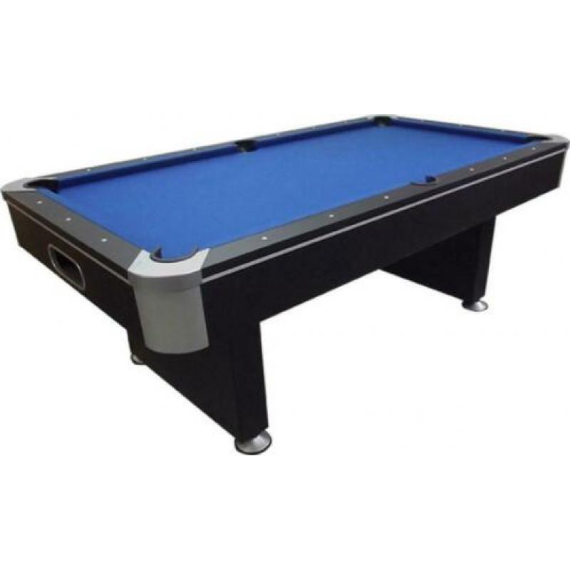 Pooltafel TopTable Challenger, ball return, 45gr pockets 7ft