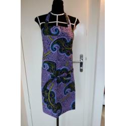 Keuken schort Dewi in Vlisco stof