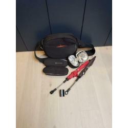 Bugaboo zonnekap, parasol, voetenzak, maxi cosi en meer
