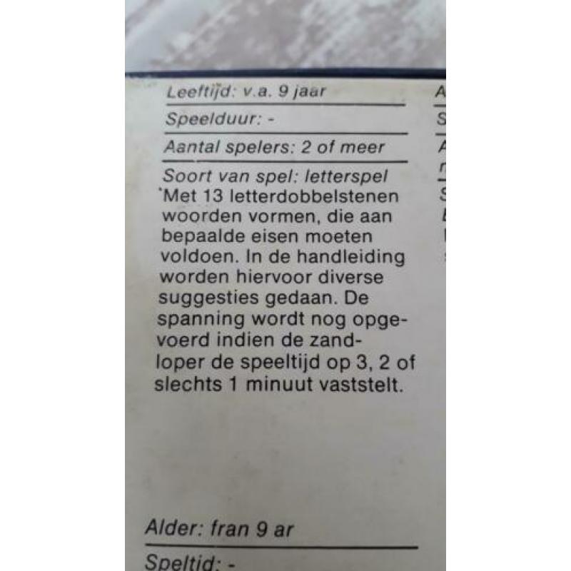 script-o-gram scrabble gezelschapsspel