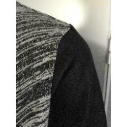 B964 Pimkie: grijs vest vestje jasje Maat M=38/40