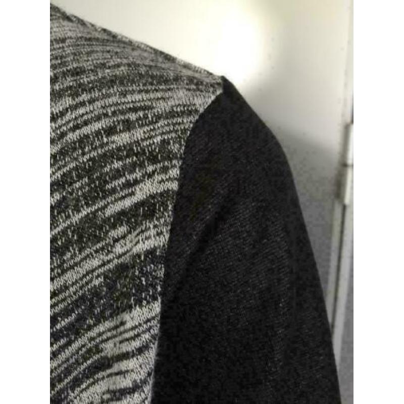 B964 Pimkie: grijs vest vestje jasje Maat M=38/40