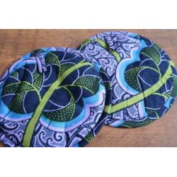 Keuken schort Dewi in Vlisco stof