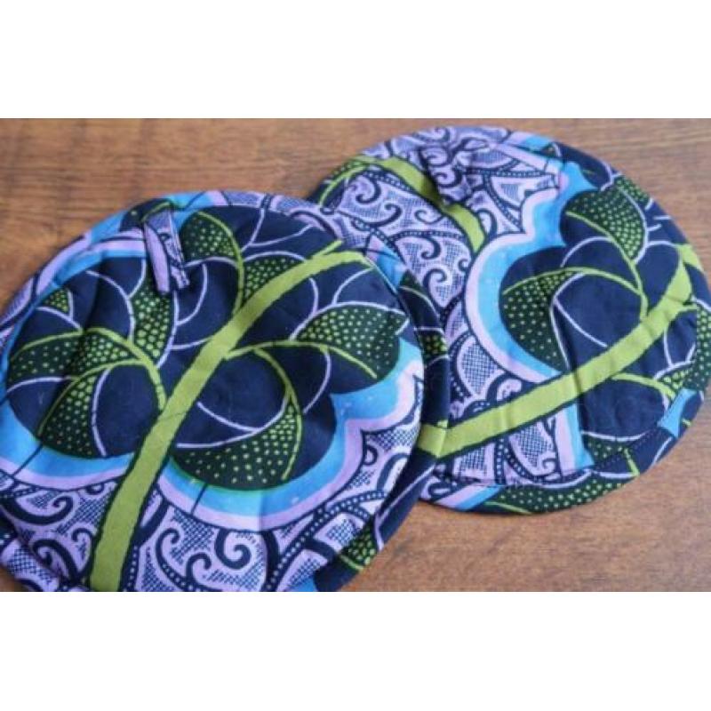Keuken schort Dewi in Vlisco stof