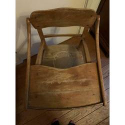 Kinderstoel retro vintage antiek opknap
