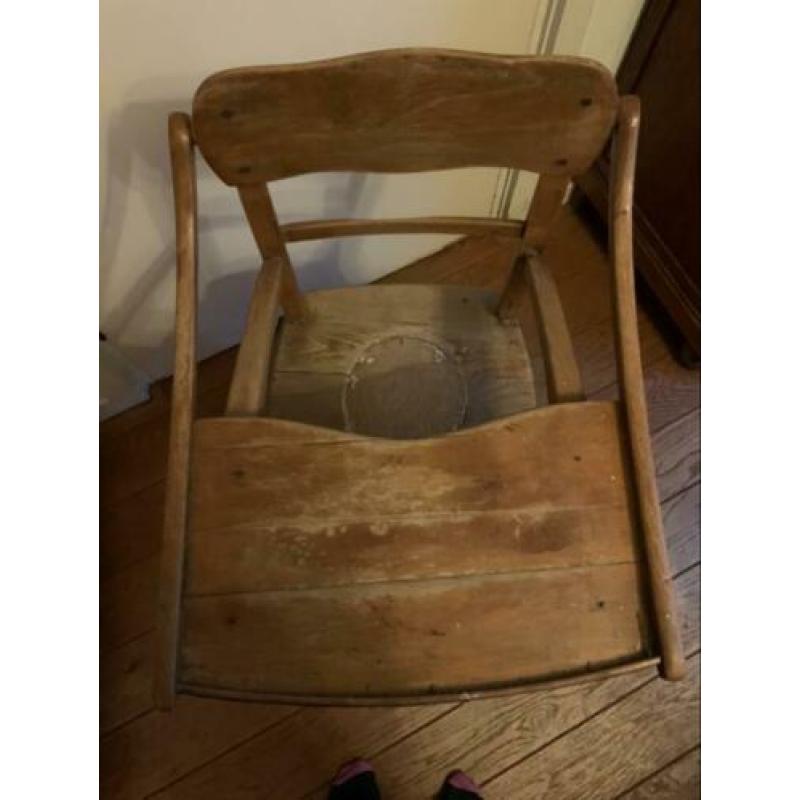 Kinderstoel retro vintage antiek opknap