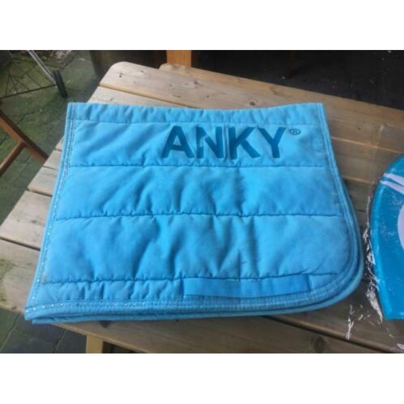 Anky dekje, weinig gebruikt, licht blauw
