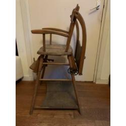 Kinderstoel retro vintage antiek opknap