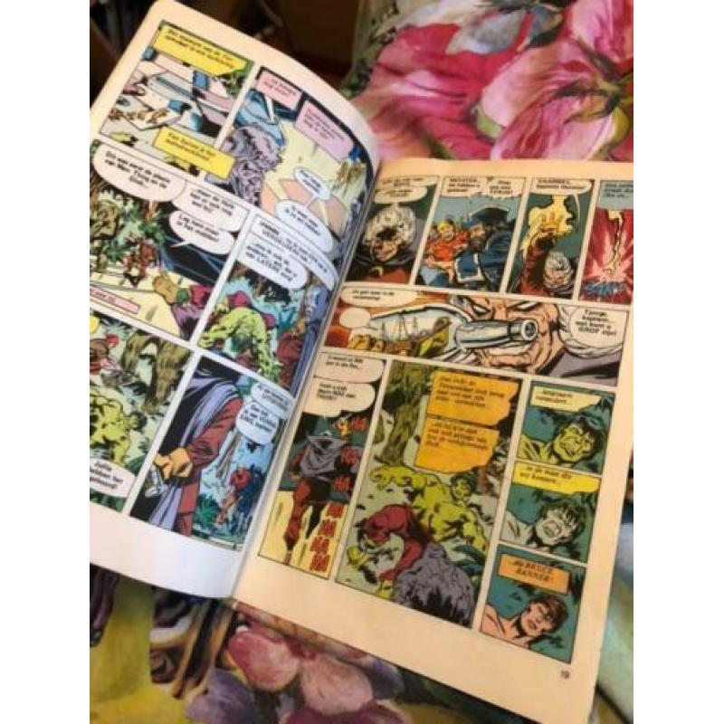 Hulk stripboeken en pockets 1980-1981