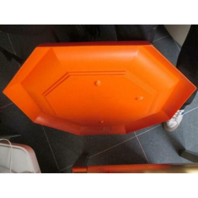 kunststof space age design spiegel jaren 70 vintage retro