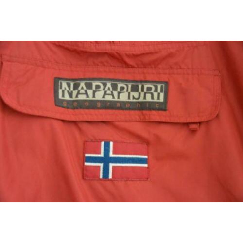 mooie rode anorak Napapijri maat L