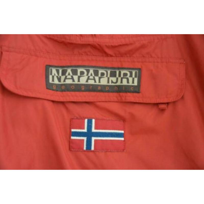 mooie rode anorak Napapijri maat L