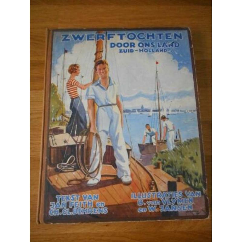 Verzamelalbum Zwerftochten door ons land, Zuid Holland 1931