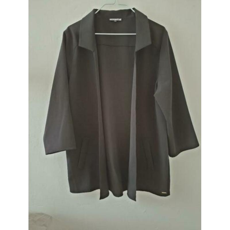 SPS Superstar zomer blazer/jasje/colbert, zwart, mt 40 nieuw