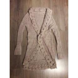 Leuk vest Maat 38 Beige zand