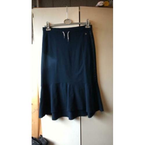 Prachtige aparte blauwe DIDI rok maat M 40