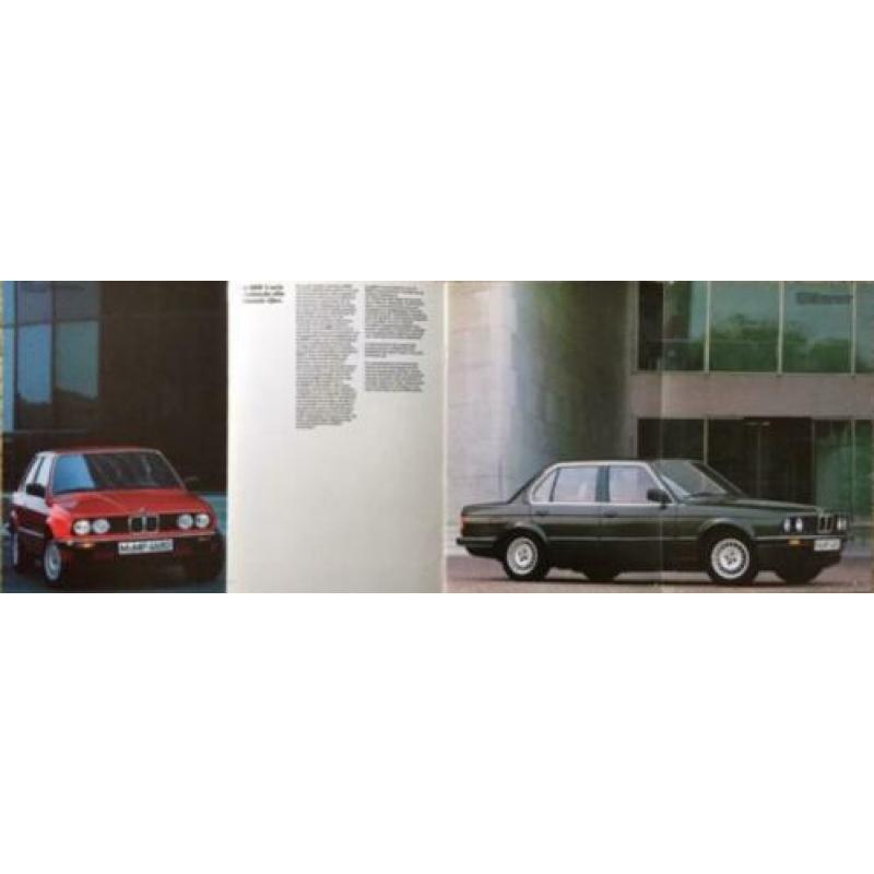 BMW 3serie folder 1984 50 pagina's in zeer goede staat