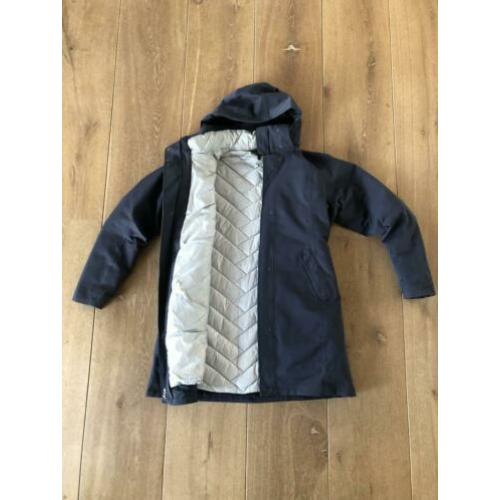 Patagonia 3 in 1 jas / parka blauw/ grijs