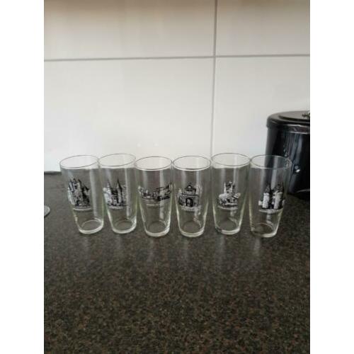 6 longdrink glazen