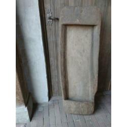 Prachtige grote sobere stoere houten trog voederbak *Etage3*