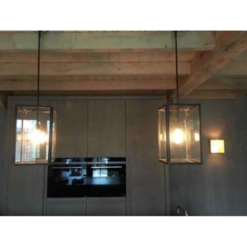 Industriele zwart stalen Hanglampen