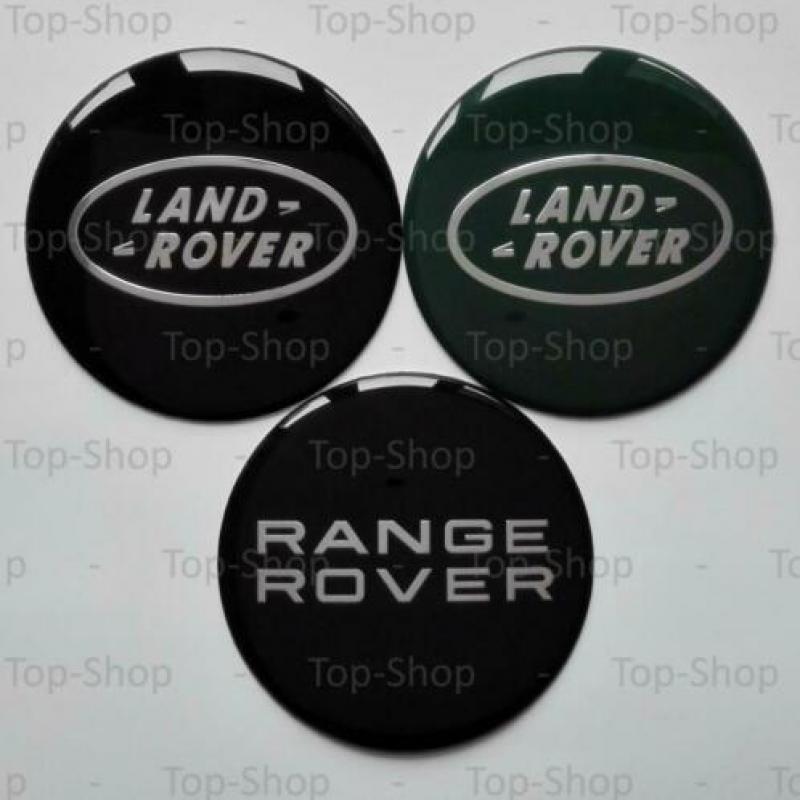 Land Rover Range Rover 65mm Naafstickers Voor Naafdoppen