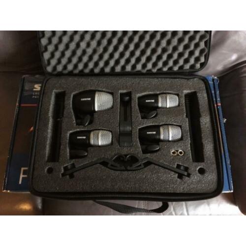 Shure PG DMK6 Drum microfoon set incl. kabels en stands!