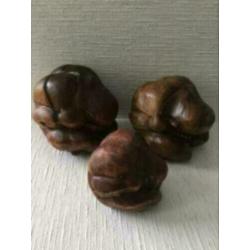3 x yogi mannen huisbeschermer, 13-12-9 cm hoog