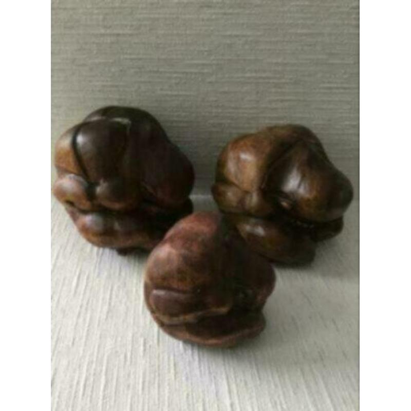 3 x yogi mannen huisbeschermer, 13-12-9 cm hoog