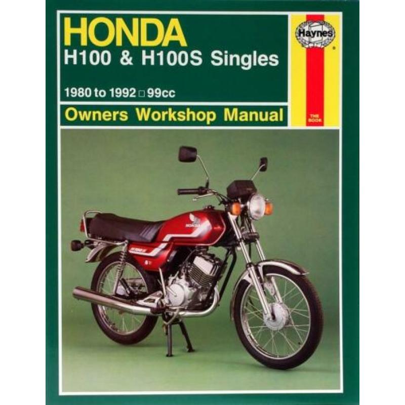 Honda H100 + H100S Singles 1980 - 1992 / Nu gratis verzenden