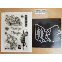 Te koop: div stempels Your Next Stamp met bijbeh. snijmallen