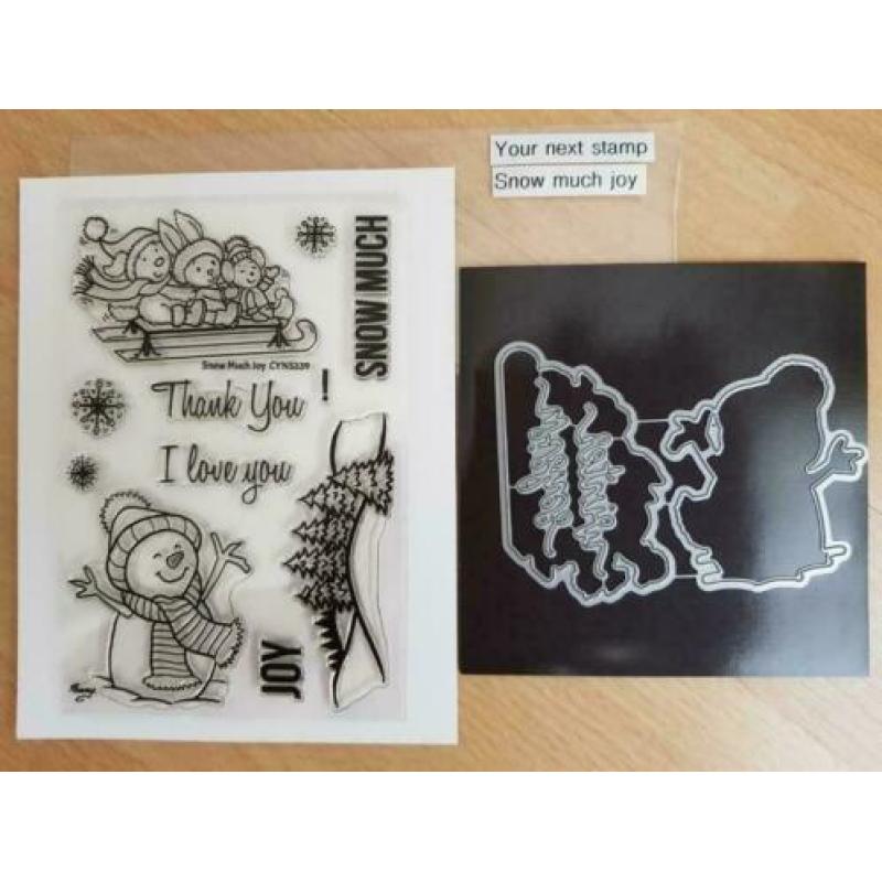 Te koop: div stempels Your Next Stamp met bijbeh. snijmallen