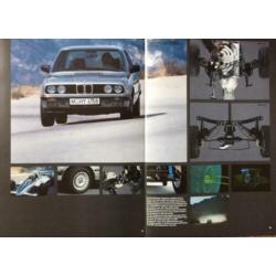 BMW 3serie folder 1984 50 pagina's in zeer goede staat