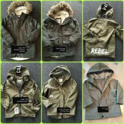 maat 128 134 jas zomerjas parka winterjas groen