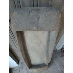Prachtige grote sobere stoere houten trog voederbak *Etage3*