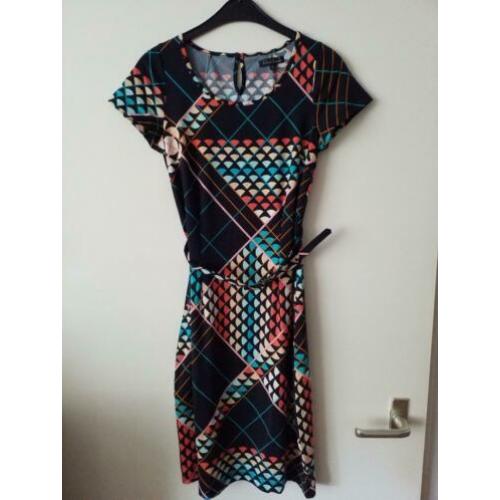Zgan King Louie jurk, grafisch patroon, maat S