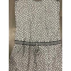 Witte lange travel kruisband jurk Studio anneloes