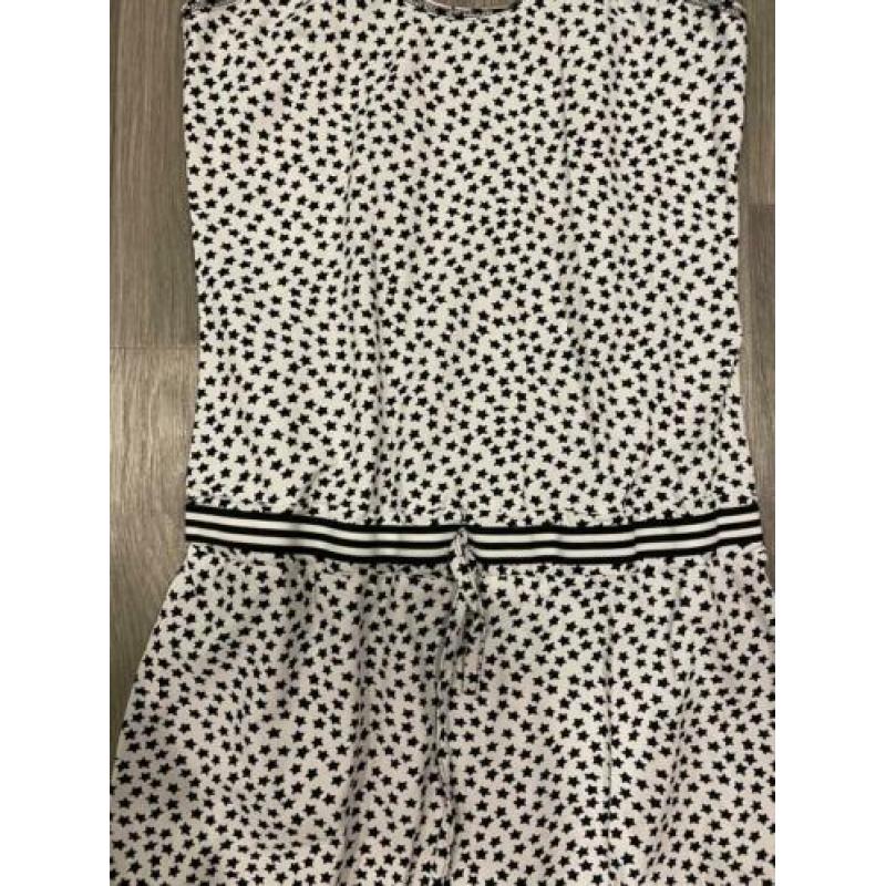 Witte lange travel kruisband jurk Studio anneloes